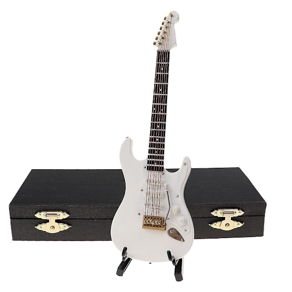 Miniatyrgitarrmodell Simulering Elektrisk Gitarr Musikinstrument M