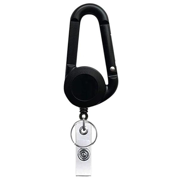 2 st Lättdragspänne Retractable Lättdrag Karabinhake Kreativ Nyckelring