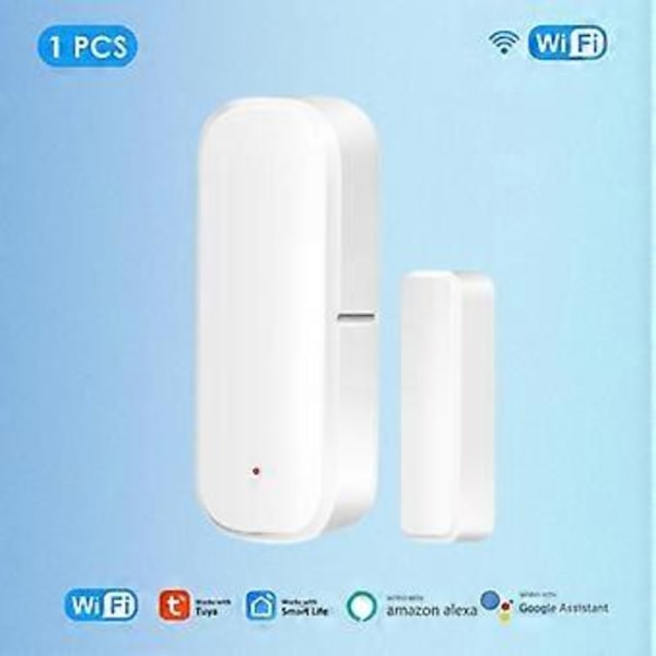 1-6 stk. Tuya ZigBee og Wifi Dør Vindue Sensor Smart Home Åben/Luk APP Fjernbetjening Alarm