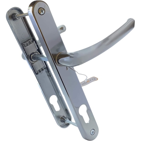 Dörrhandtag för Upvc i Hardex Chrome, 92mm / 210mm