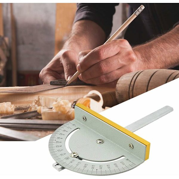 Mini Universal Circular Table Angle Saw Ruler Durable DIY Woodwor