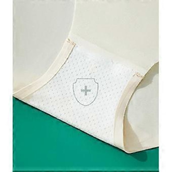 2-pack Dam Trosor i Bomull Mjuk Stretch Sömlösa Underkläder skin color l