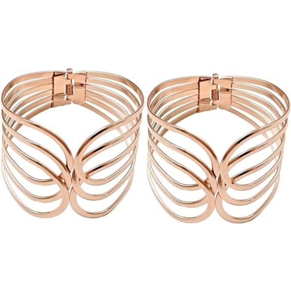 2 stk. Guld Hoop Gardin Binde Hjem Indretning Moderne Minimalistisk Hjem