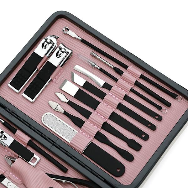 Manicure Pedicure Sæt - Professionel Negleklipper i Rustfrit Stål