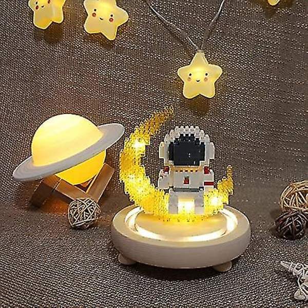 Astronaut Mini Byggeklodser Mikro Byggesæt Til Børn Og Voksne 12-1