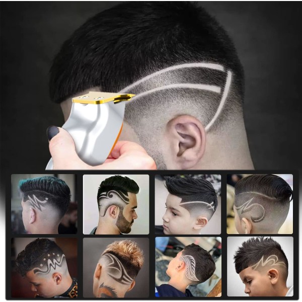 Professionell hårklippare för män, elektrisk skäggtrimmer, sladd