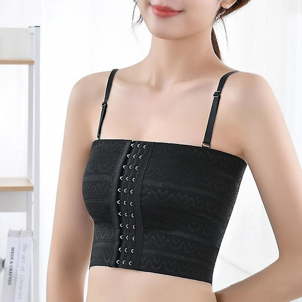 Tjej BH Ftm Lingerie Bröst Binder Transgender BH Vit XL
