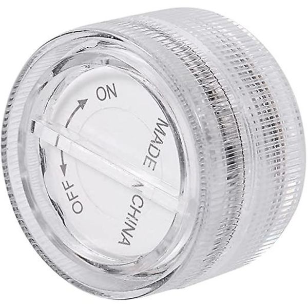 12 stk nedsenkbare LED-lys for dekorasjon, lite vanntett telys for akvarium, dam, basseng, hage, fest