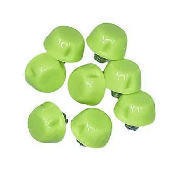 12 stk./pakke Fotballsko Knotter for Voksne Gutt Jente Barn Sko Fotball Knotter Erstatning Sikkerhetsplast Fotball Knotter Mursteinsrød Brick red 10mm