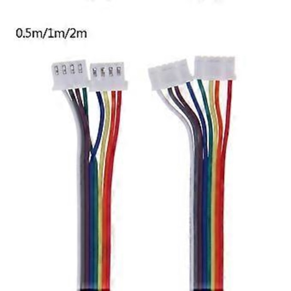 2 stk. Motorkabler XH2.54 4 Pin til XH2.0-6 Pin Terminal Stepper Motorledning