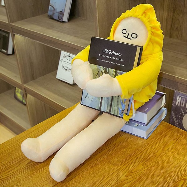Täytetty banaani mies täytetty lelu nukke magneetilla Funny Man Doll De