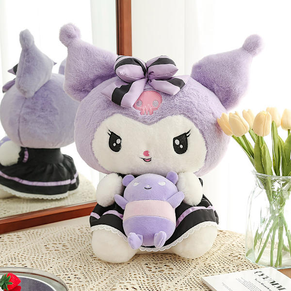 Kuromi-nukke, kuromi, söpö pehmolelu, 35 cm