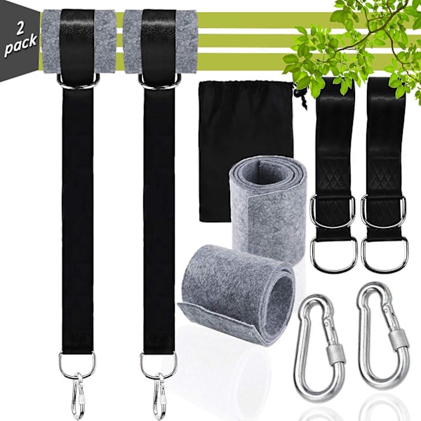 Hängmattsremmar Trädsvingremmar, (set med 2) Svingremmar Hängande Kit, Hängmattestol Hängande Kit, Hängmattesträdremmar