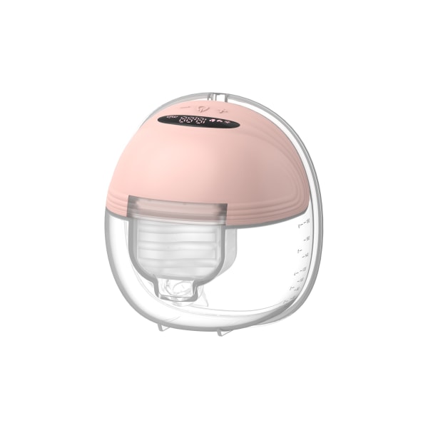 Elektrisk bröstpump Handsfree bärbar bröstpump Tyst och smärtfri bröstpump med 3 lägen och 12 nivåer LCD-pekskärm bröstpump Rosa