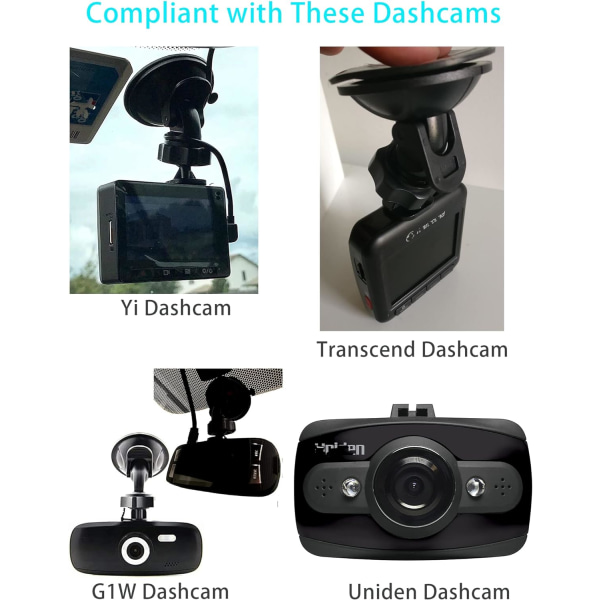 Yi bilkamera 2,7 tum Wifi 165 och 130 grader Yi Dash Camera Suc