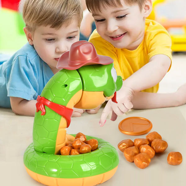 Video skrämmande skallerorm leksak dekomprimering leksak trick spel