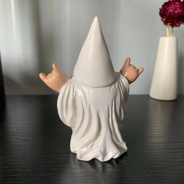 Ny Havedekoration Have Dværg Hvid Harpiks Håndværk Have Dværg
