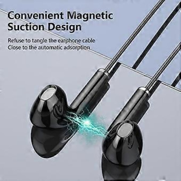 Trådlösa Nackbands Bluetooth-kompatibla 5.2 Hörlurar Magnetisk LED-display HIFI Headset