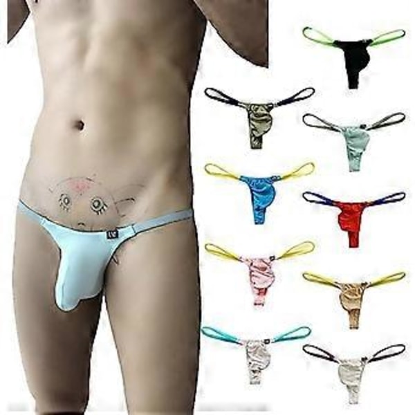 Miesten matala vyötäröinen stringit Modal U Convex Stretch Bikini Briefs