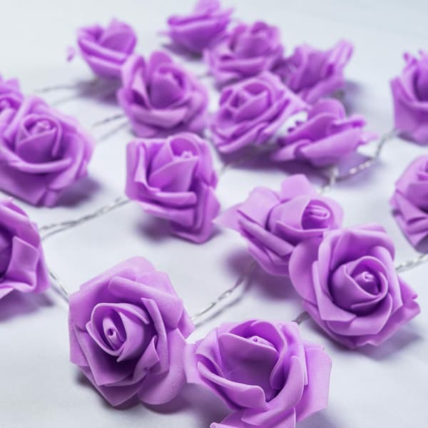 20 LED USB-drevne Premium String Flower Romantiske Rose Fairy Lig