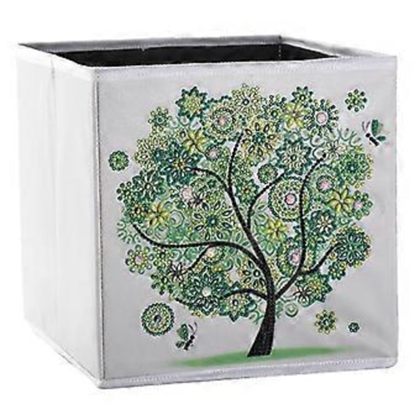 5D DIY diamantmaleri Opbevaringsboks Rejse Krystalbeholder Etui Organisatorer Diamantbroderi Håndværk Jul Bryllup Fødselsdagsgaver(A) A