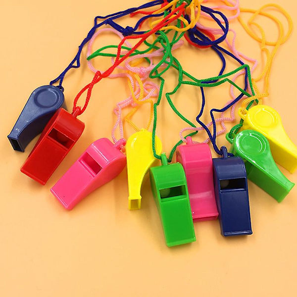 24 st Plastvisselpipor Neonvisselpipor Halsband