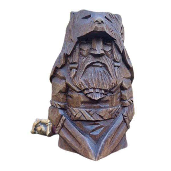 Odin Thortyr Nordisk Hednisk Staty Retro Harts Kunsthåndværk Personlig Skrivebordsornament C