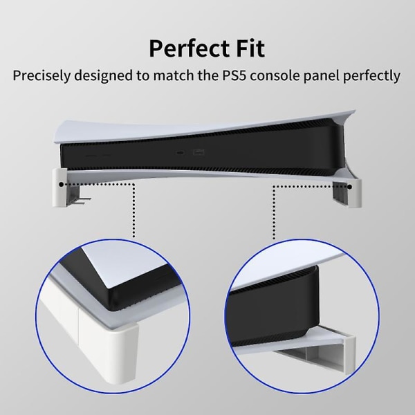 För Playstation 5 Console Horisontellt stativ Uppgraderat bordsställ med 4-portar
