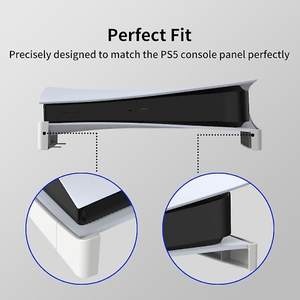 För Playstation 5 Konsol Horisontellt Stativ Uppgraderat Skrivbordsstativ Med 4-port