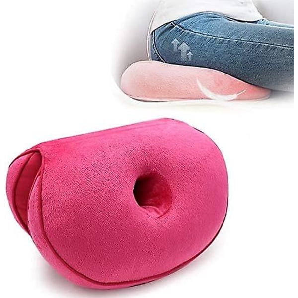 Multifunktionell Comfort Memory Foam sits Vacker rumpa latex (rosa röd)