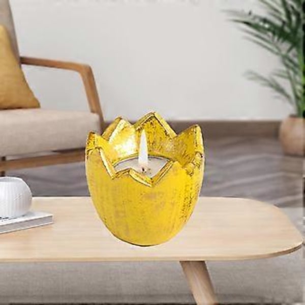 Tuikkukynttilänjalka Kynttilänjalka Pöytäpatsas Pääsiäiselle (Munankuori) Eggshell