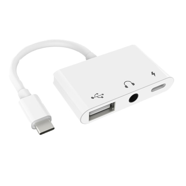 Typ-c USB OTG-ljudadapter 3 i 1 USB-läsare Adapter USB-adapter