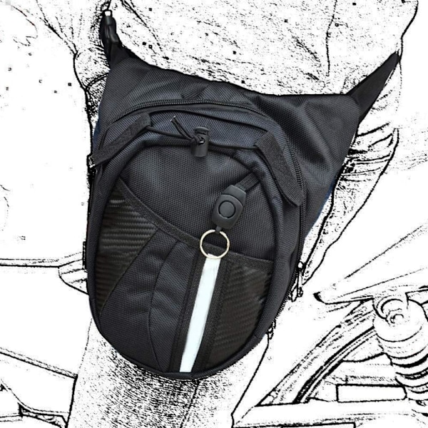 Nylon Benpose, Multifunktionel Taske, Pengepung til Cykling Rejse