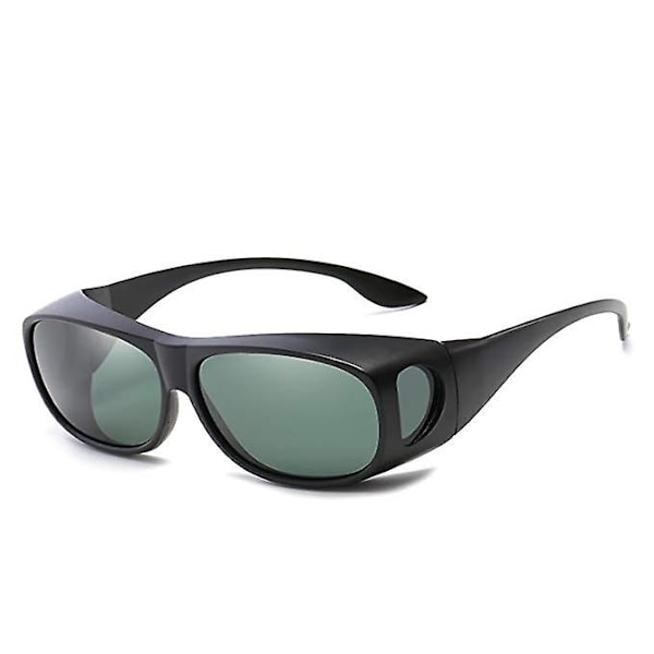 2 PAKKE HD Natt Dag Syn Kjøring Wrap Around Anti Glare Solbriller