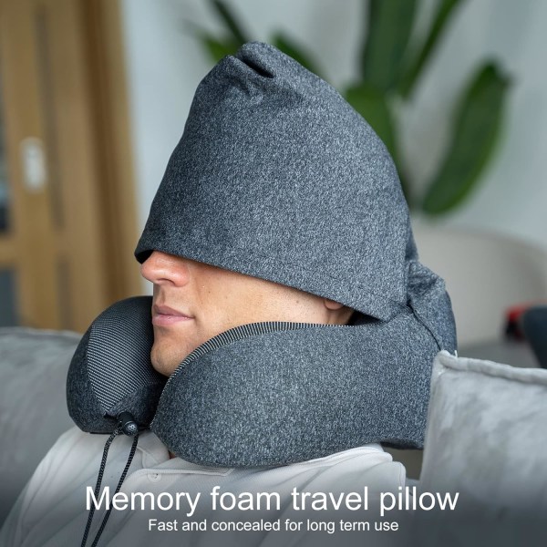 Amazon Brand - Reisepute, Memory Foam Reisepute, Hette