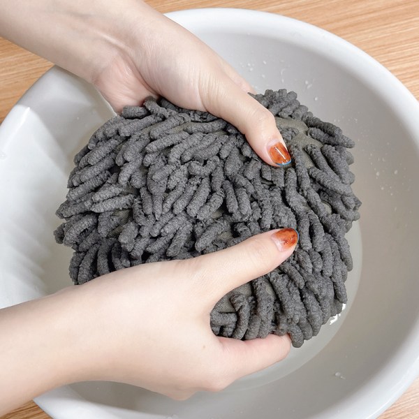 Chenille håndklede til oppheng, superabsorberende håndklede med H