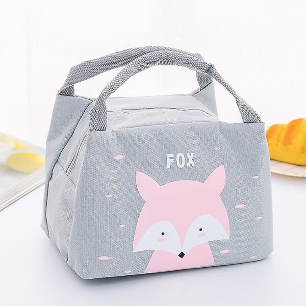 Bento Bag Portable Lunch Box Bag Bag Student Office Worker Cartoon Multi-function Heat Preservation Cold Lunch