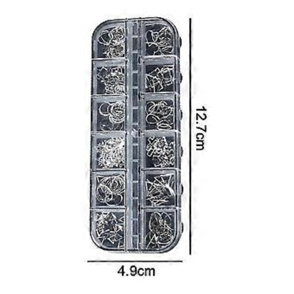 Akryl Fjäril Blomma Björn Nagelkonst Hänge Nagelkonst, Multi-form Pärla Rhinestone Gyllene Metall Nagelkonst
