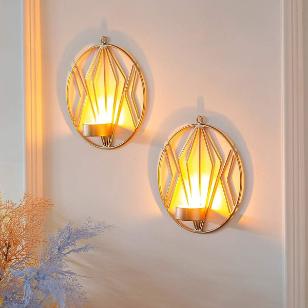 Metallvägglampa, väggdekor, vardagsrum/matsal/bänkskiva C