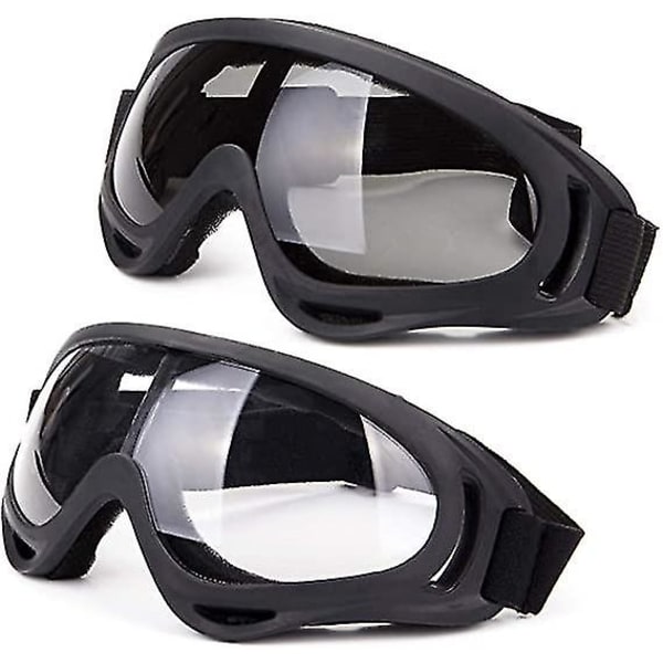 Glasögon Unisex vindtätt Uv-skydd för skidcykling Motorcykel snöskoter