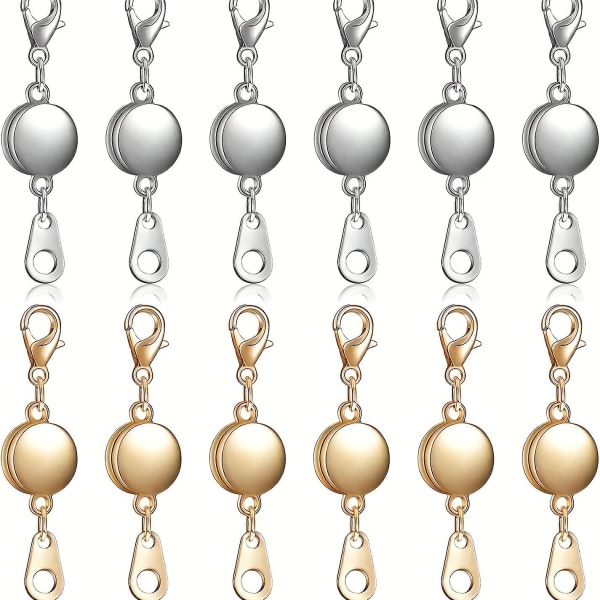 24 stk magnetisk smykkelås for halskjede armbånd smykker