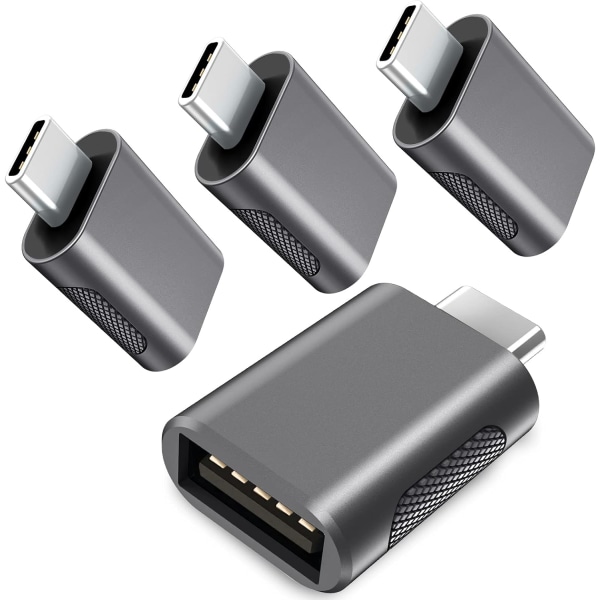 10 Gbps USB C til USB 3.0 OTG oppgraderingsadapter (4-pakning), USB Type C