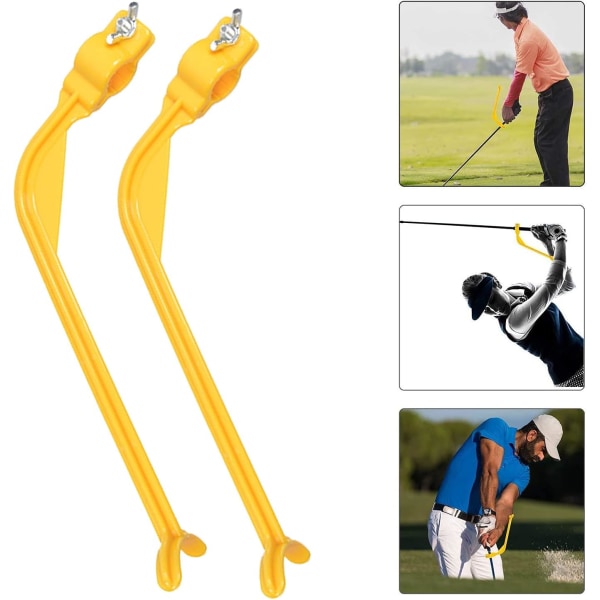 2 stycken Golf Swing Guide, Golf Swing Trainer, För Nybörjare