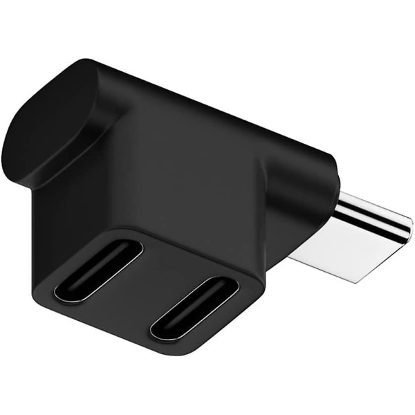 USB 3.0 Type-C hann til dobbel hunn 10 Gbps data splitter adapter, kompatibel med bærbar PC Steam Deck
