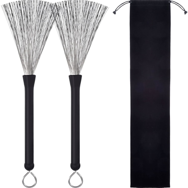 1 Pari Retractable-rumpukapuloita Percussion-rumpukapuloita Comf-kahvalla