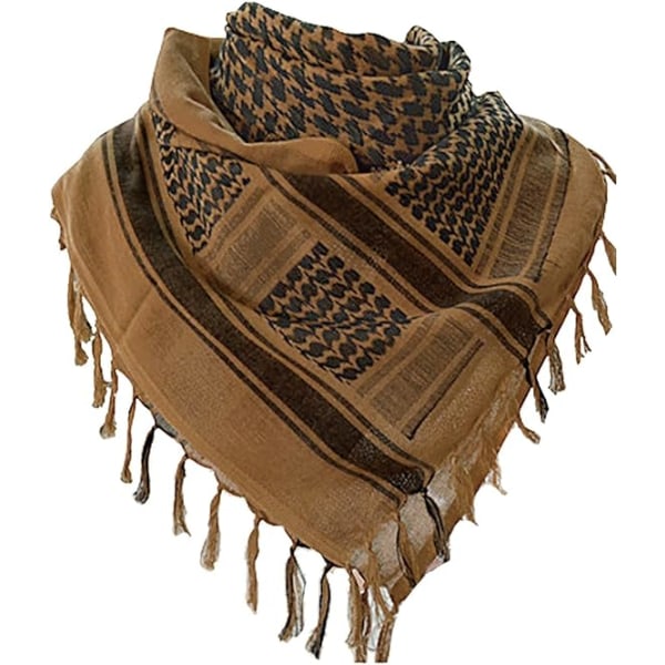 Shemagh Taktisk Ökensjal, 70% Bomull Keffiyeh Hals