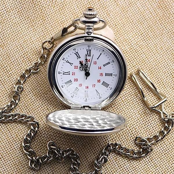 Lommekur Vintage Glat Quartz Lommeur Klassisk Ur St