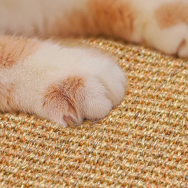 Kattens skrapematte, sisal katte rektangelmatte sklisikker praktisk C