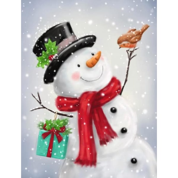 Christmas Snowman Diamond Painting Kits for Adults, Diamond Paint