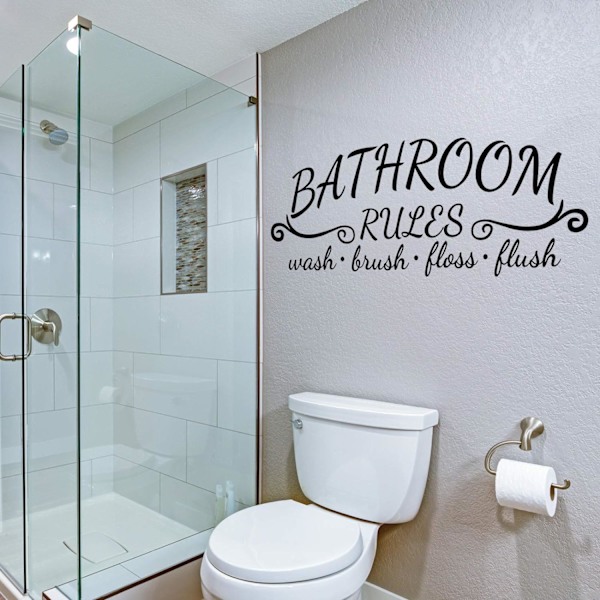 2 kappaletta kylpyhuoneen seinätarraa Soak Relax Enjoy Bathroom R
